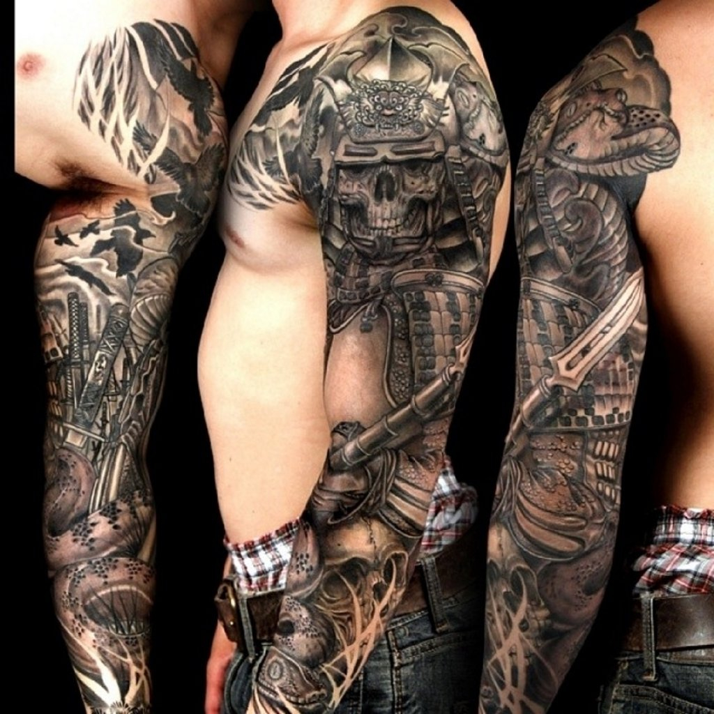 10 Famous Tattoo Sleeve Ideas For Black Men in proportions 1024 X 1024