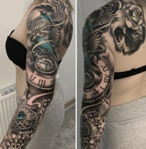 10 Spectacular Sleeve Tattoo Ideas For Girls intended for proportions 1005 X 1024