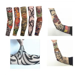 12 Stretchy Temporary Tattoo Sleeves Bikesmiles Style Sleeve Cosplay throughout size 1000 X 1000