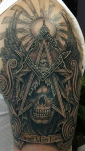 14 Masonic Half Sleeve Tattoos regarding dimensions 750 X 1334