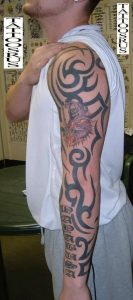 17 Full Sleeve Tribal Tattoos intended for size 600 X 1355