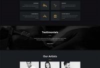 20 Best Wordpress Themes For Tattoo Salon Studio And Tattoo throughout size 650 X 1747