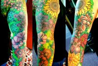 23 Flower Sleeve Tattoo Designs Ideas Design Trends Premium with regard to proportions 1080 X 1080