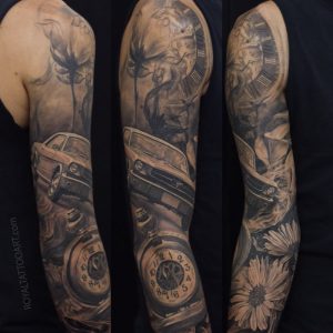 23 Nice Car Tattoos On Sleeve for measurements 1000 X 1000