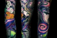 24 Halloween Tattoos On Sleeve regarding sizing 900 X 1272