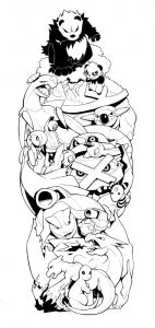 24 Pokemon Tattoos On Sleeve pertaining to measurements 678 X 1430