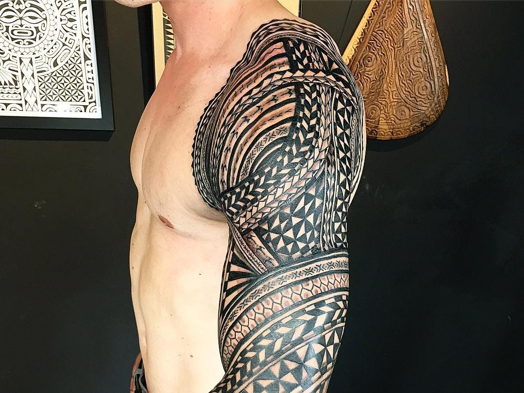 25 Best Tribal Sleeve Tattoo Ideas Tattoozza pertaining to proportions 1080 X 810