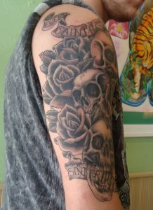 25 Skull Half Sleeve Tattoos pertaining to dimensions 886 X 1220