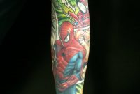 25 Spiderman Sleeve Tattoos for dimensions 900 X 1200