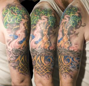 25 Tree Of Life Tattoos On Sleeve pertaining to proportions 1024 X 992