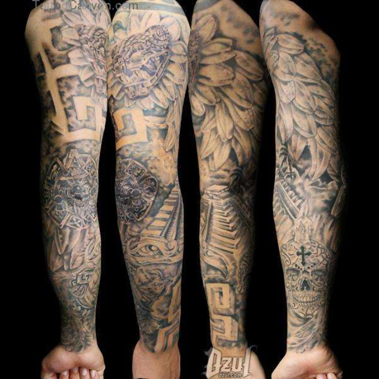 26 Angel Sleeve Tattoos Ideas with regard to proportions 1280 X 1280