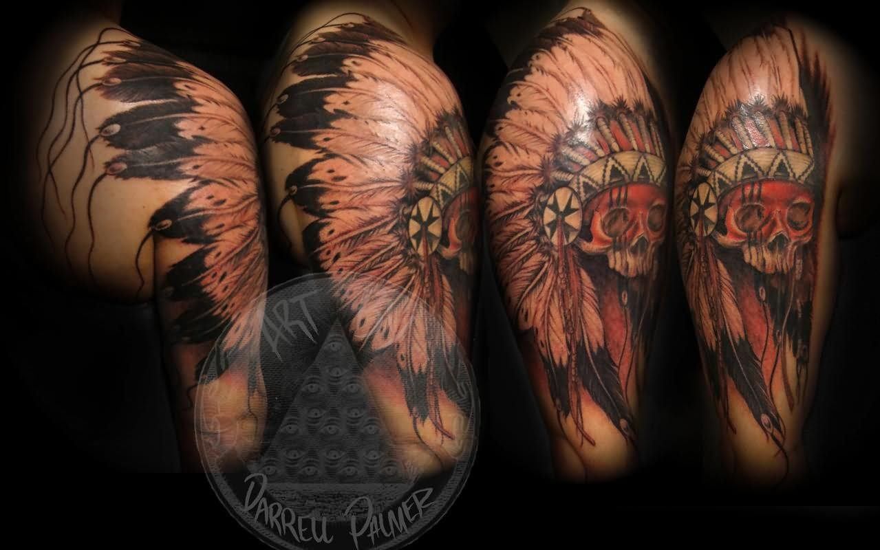 26 Indian Chief Sleeve Tattoos for proportions 1279 X 800