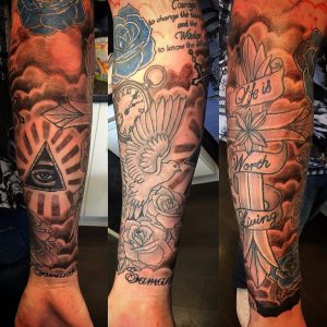 27 Cool Sleeve Tattoo Designs Ideas Design Trends Premium Psd throughout proportions 1080 X 1080