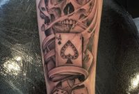 27 Gambling Skull Tattoos intended for measurements 768 X 1024