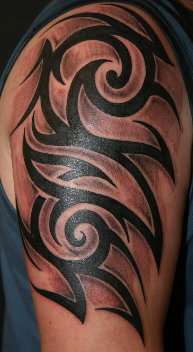 28 Tribal Half Sleeve Tattoos pertaining to proportions 659 X 1200