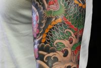 29 Japanese Full Sleeve Tattoos with regard to proportions 600 X 1410