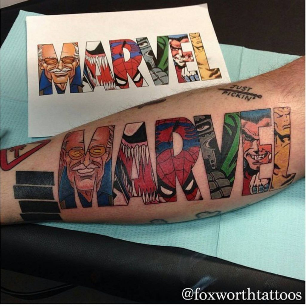 30 Amazing Marvel Tattoo Ideas Inspiration Art Tattoo Ideas for sizing 1024 X 1024