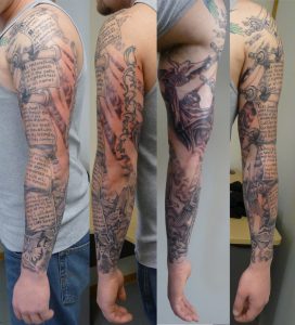 30 Christian Tattoos On Sleeve for size 900 X 991