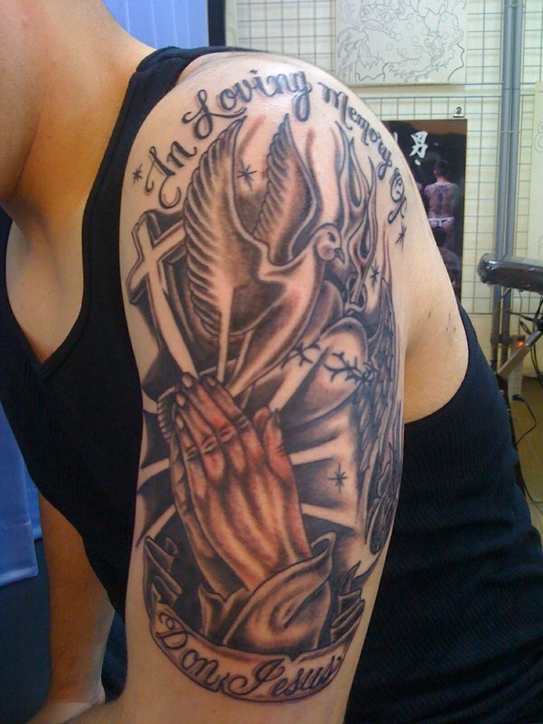 30 Christian Tattoos On Sleeve with sizing 768 X 1024