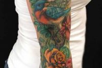 30 Fabulous Floral Sleeve Tattoos For Women Tattooblend pertaining to dimensions 635 X 1436