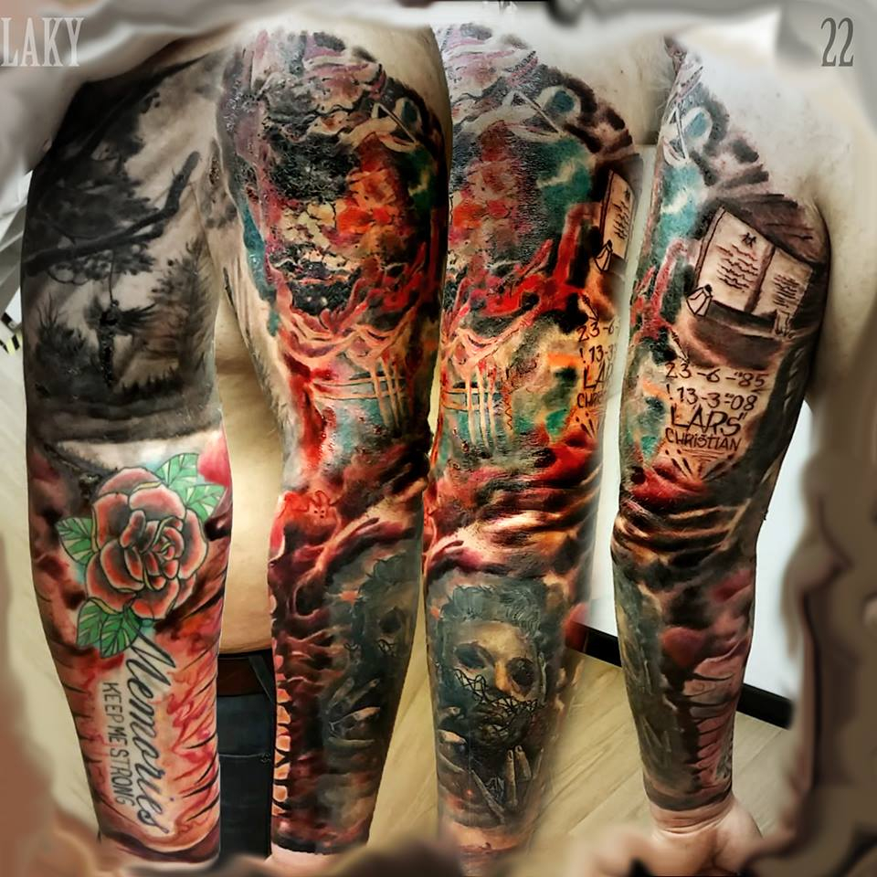 30 Great Full Sleeve Tattoos Maksims Zotovs for proportions 960 X 960