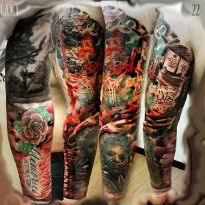 30 Great Full Sleeve Tattoos Maksims Zotovs pertaining to size 960 X 960