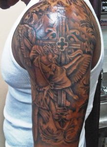 31 Best Christian Tattoos On Half Sleeve for sizing 1040 X 1424