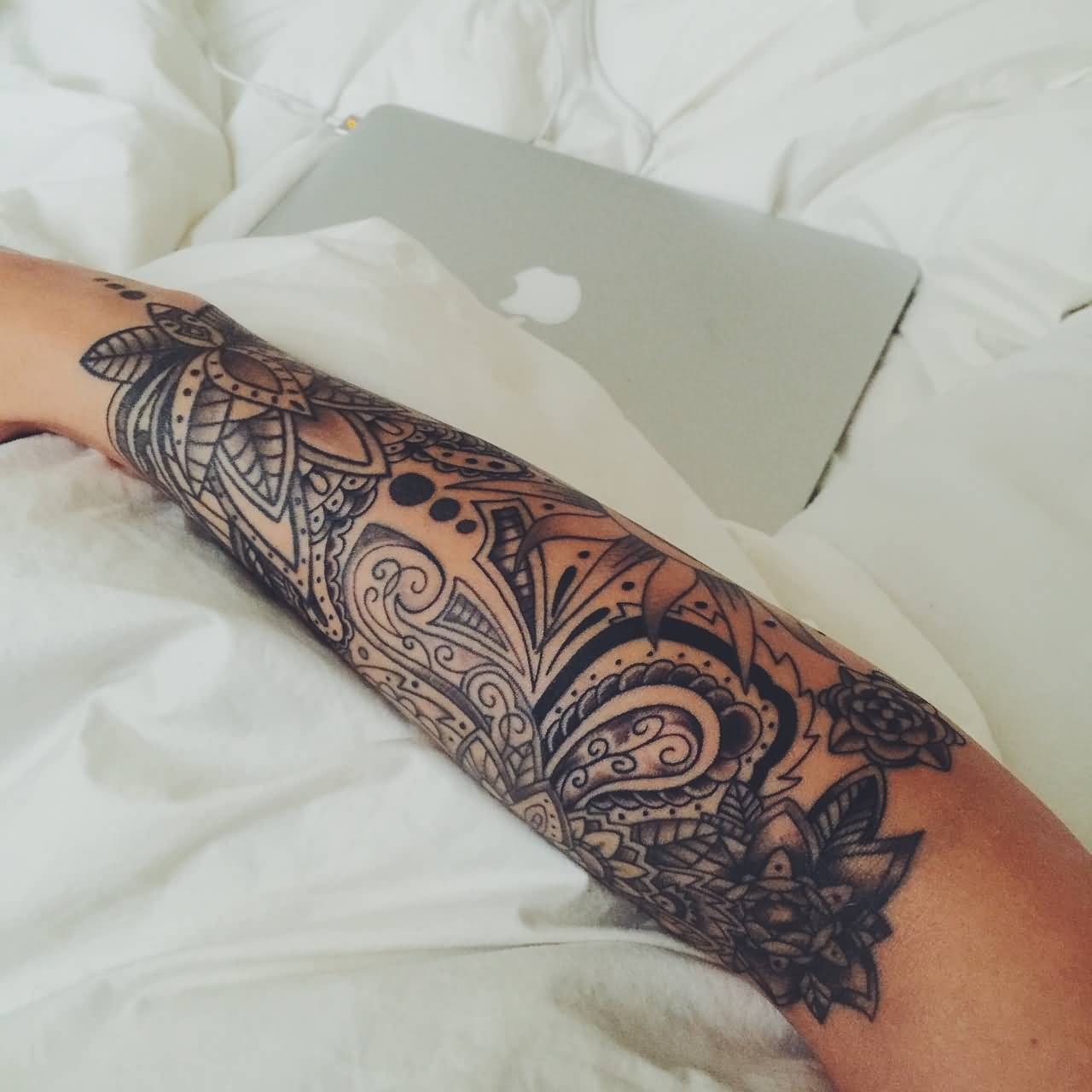 31 Most Wonderful Paisley Pattern Famous Sleeve Tattoos Golfian intended for dimensions 1280 X 1280