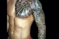 32 Amazing Tribal Sleeve Tattoos pertaining to proportions 1252 X 1252