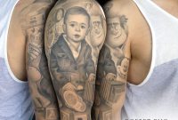 32 Ba Portrait Tattoo Images Pictures And Design Ideas intended for sizing 3100 X 2592