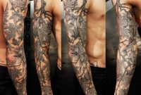 36 Black And Grey Full Sleeve Tattoos for size 1021 X 1024