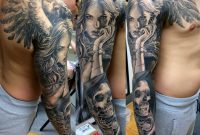 36 Black And Grey Full Sleeve Tattoos inside proportions 960 X 851