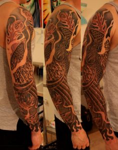 36 Phoenix Tattoos On Sleeve intended for dimensions 1524 X 1936