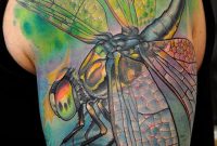 3d Dragonfly Tattoo On Half Sleeve for size 800 X 1208