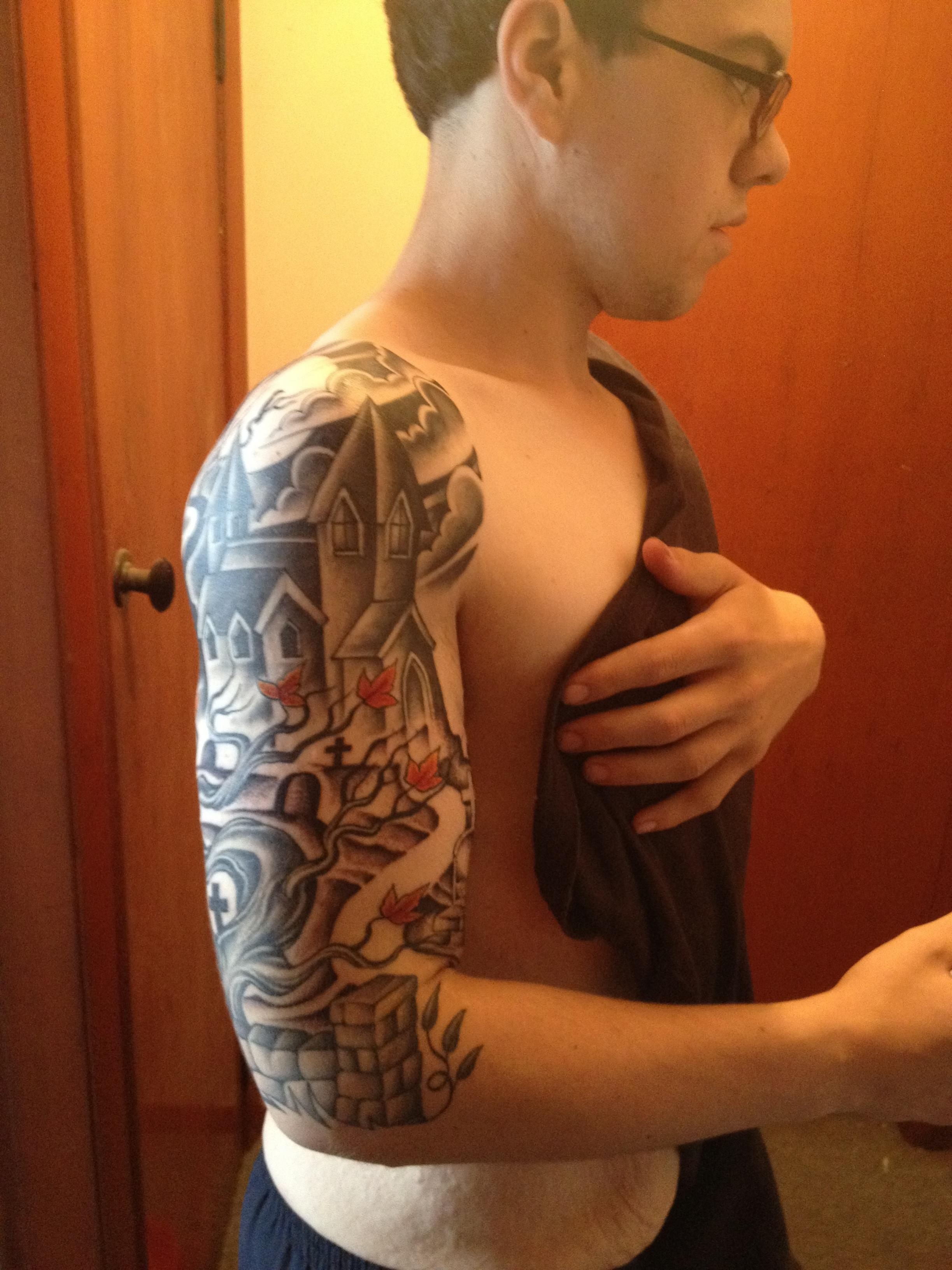 3rd Sitting On Sleeve Big Tattoo Planet Community Forum with measurements 2447 X 3263