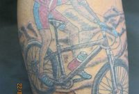 40 Cool Mountain Bike Tattoos for measurements 1200 X 1600