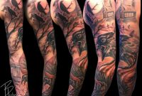 40 Raven Tattoos On Sleeve throughout dimensions 1000 X 800