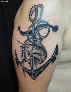 45 Most Wonderful Anchor Sleeve Tattoos Coolest Anchor Arm pertaining to dimensions 788 X 1024