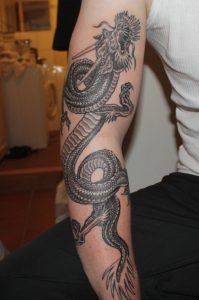 47 Dragon Tattoos On Sleeve inside measurements 750 X 1132