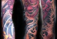 47 Fantastic Hannya Sleeve Tattoos for measurements 1600 X 2263