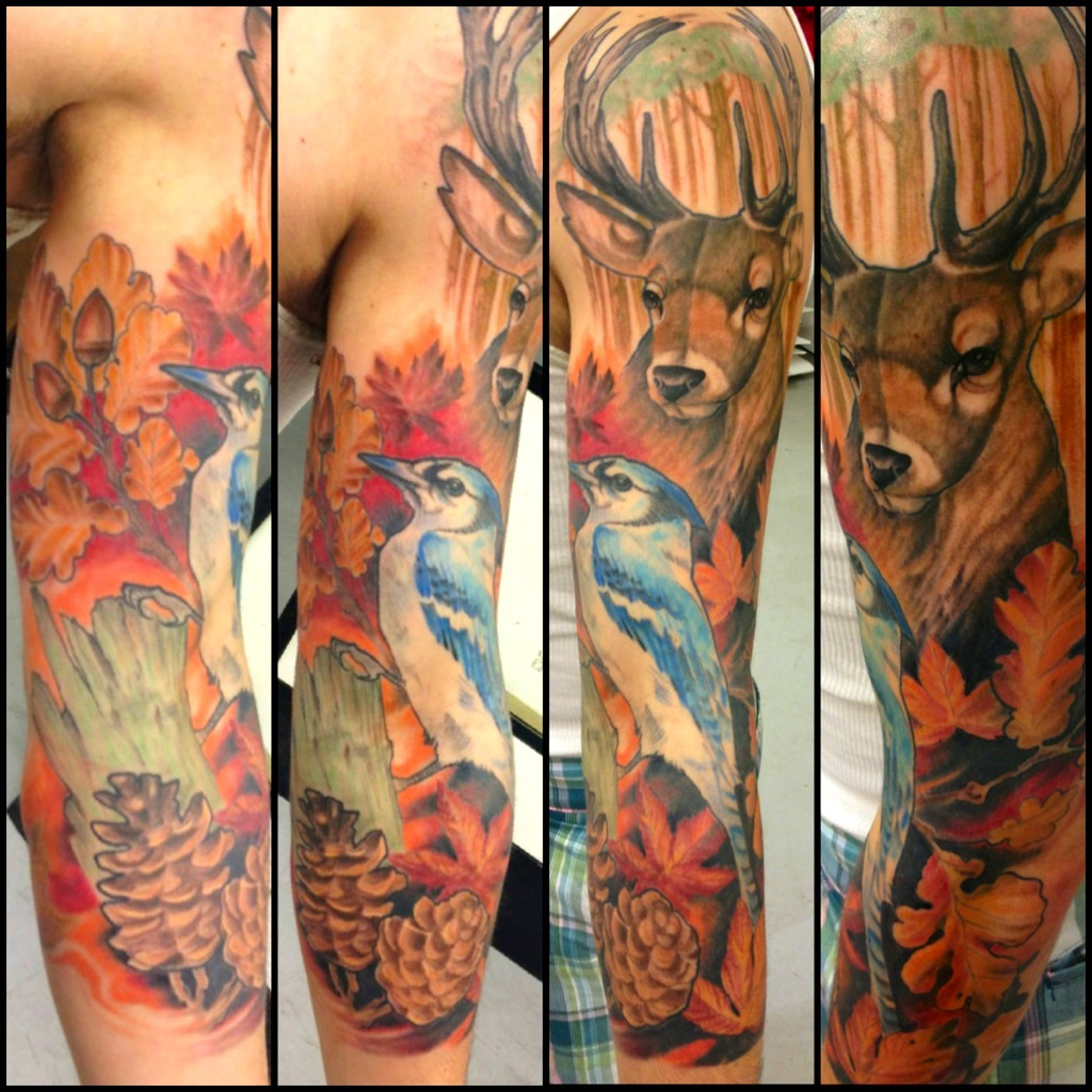 4th Session Of My Nature Sleeve Done Susi At Indian Ink In pertaining to proportions 1024 X 1024