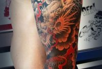 50 Cool Japanese Sleeve Tattoos For Awesomeness Tattoos Best intended for sizing 600 X 1369