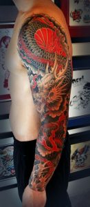 50 Cool Japanese Sleeve Tattoos For Awesomeness Tattoos Best within measurements 600 X 1369