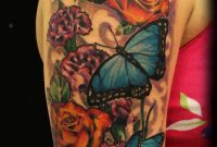 55 Butterfly Flower Tattoos regarding dimensions 1127 X 1920