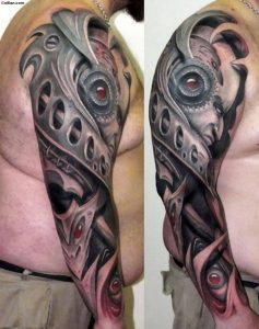 55 True 3d Arm Tattoos Designs Real 3d Sleeve Tattoo Ideas inside measurements 1024 X 1296