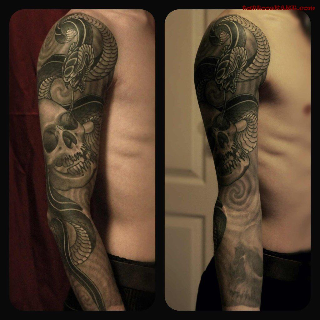 63 Snake Tattoos On Sleeve intended for dimensions 1024 X 1024