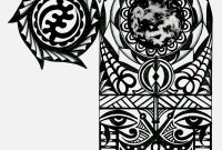 Adinkra African Warrior Tribal Half Sleeve Tattoo Tattoo throughout sizing 1000 X 1084