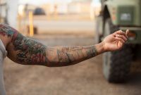 Air Force Sleeve Tattoo Military Ink Air Force Staff Sergeant pertaining to proportions 2808 X 1872