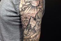 All Done Completed Drews Mountain Landscape Half Sleeve In Only within measurements 1536 X 2048