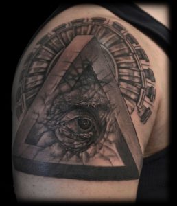 All Seeing Eye Over Italy Maximilian Tattoo intended for proportions 1033 X 1200